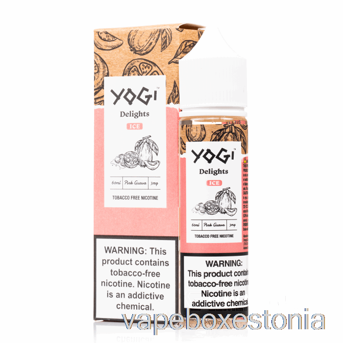 Vape Box Estonia Roosa Guajaav Jää - Yogi Delights - 60ml 0mg